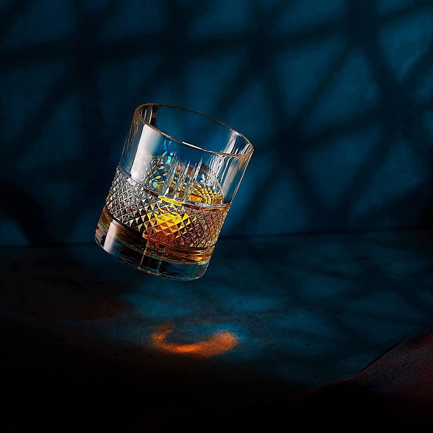 Whiskey Stones & Crystal Glass Gift Set - Reserve Tumbler (11.7oz) - Dealslust