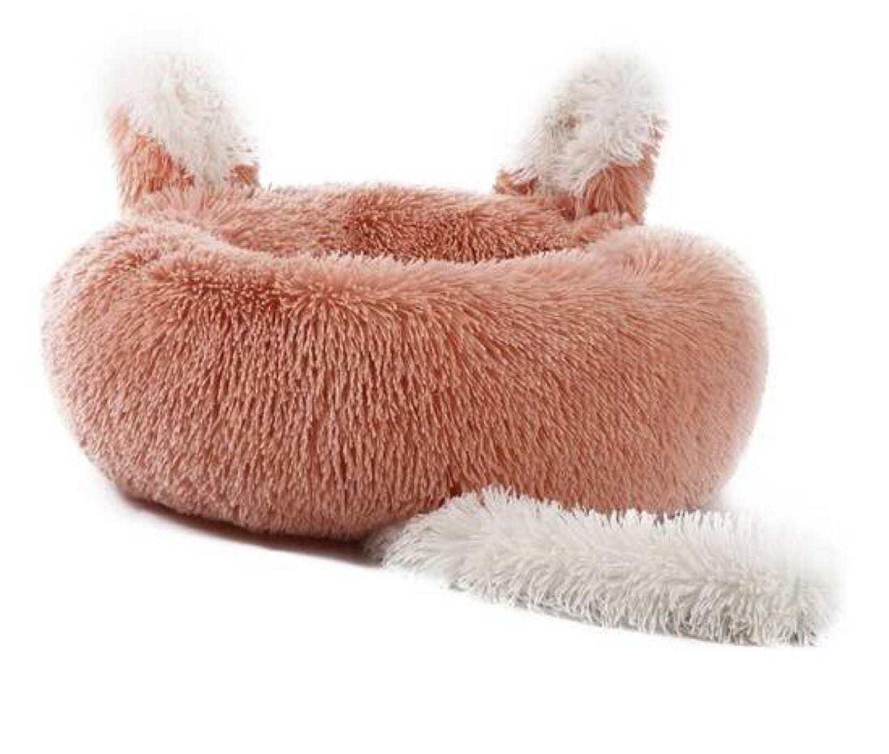 Fast Shipping Plush Pet Bed with Ears and Tail for Cats and Small Dogs - Dealslust