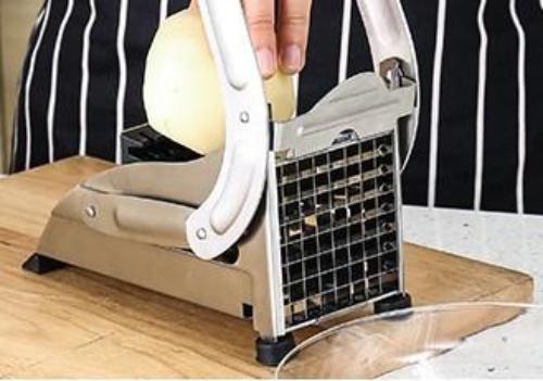 Stainless Steel French Fries and Potato Cutter with 2 Different Blades - Dealslust