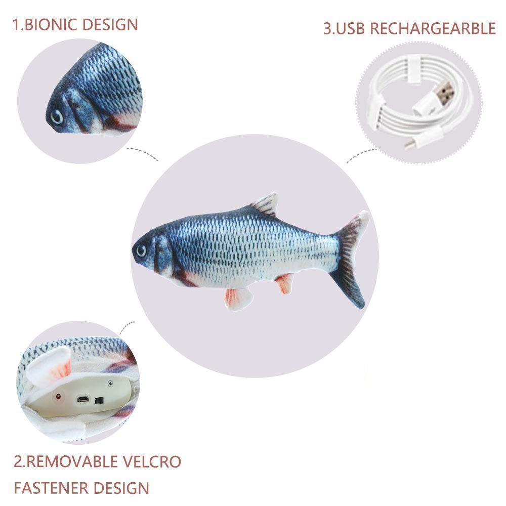 Electric Flipping Fish Toy for Cats - Dealslust
