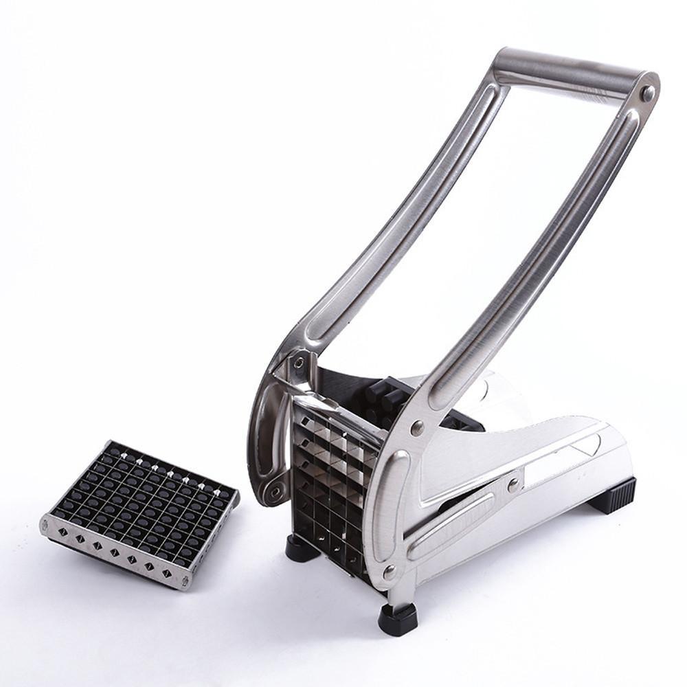 Stainless Steel French Fries and Potato Cutter with 2 Different Blades - Dealslust