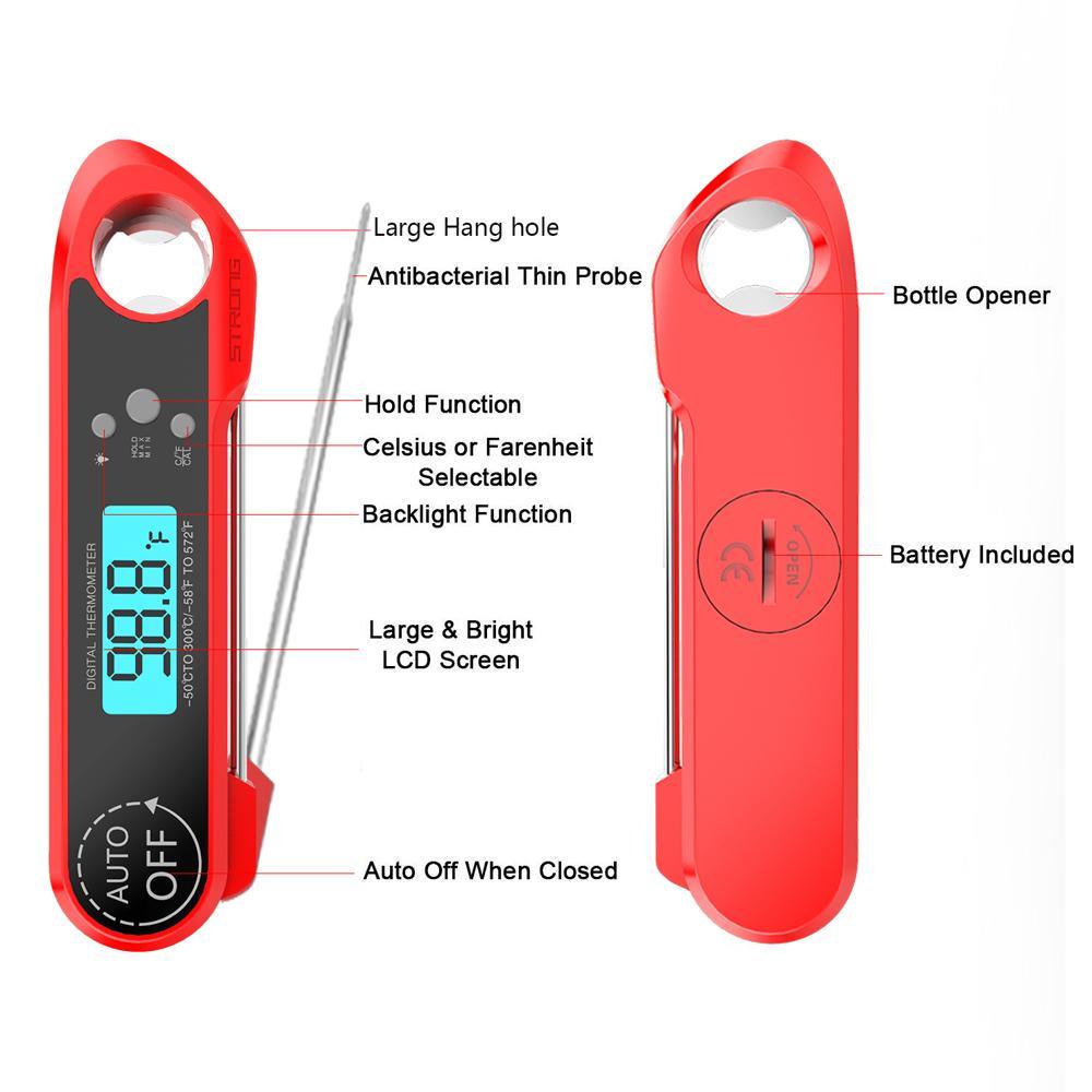 Digital Kitchen Thermometer Food Tools Electronic Cooking Probe BBQ - Dealslust