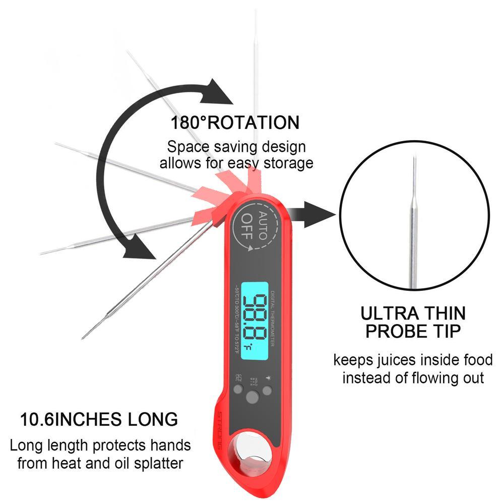 Digital Kitchen Thermometer Food Tools Electronic Cooking Probe BBQ - Dealslust