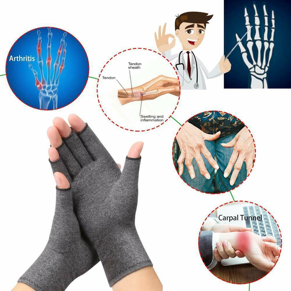 1 Pair Compression Arthritis Gloves Arthritic Joint Pain Relief Gloves - Dealslust