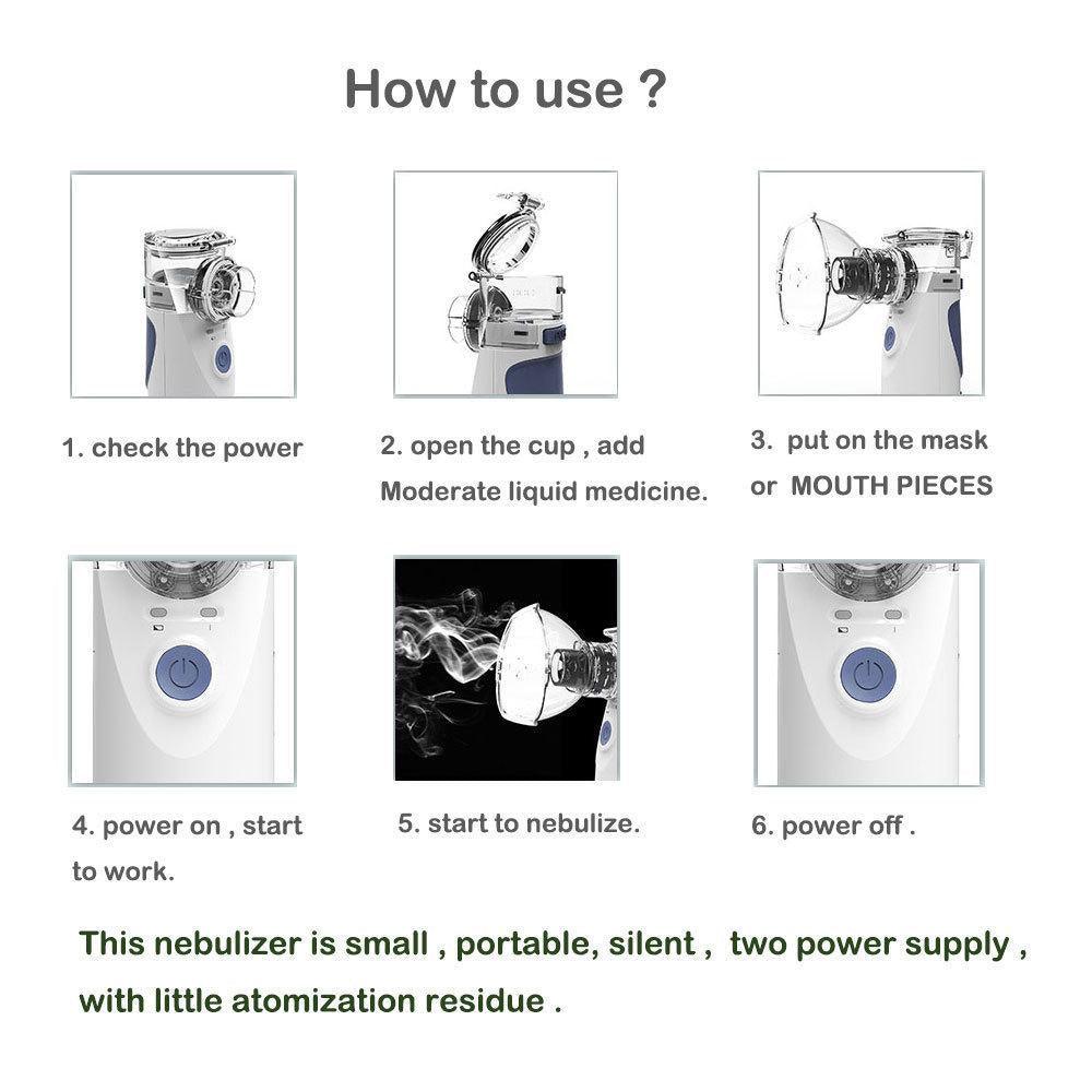 Portable Handheld Nebulizer Mist Inhaler and Atomizer - Dealslust