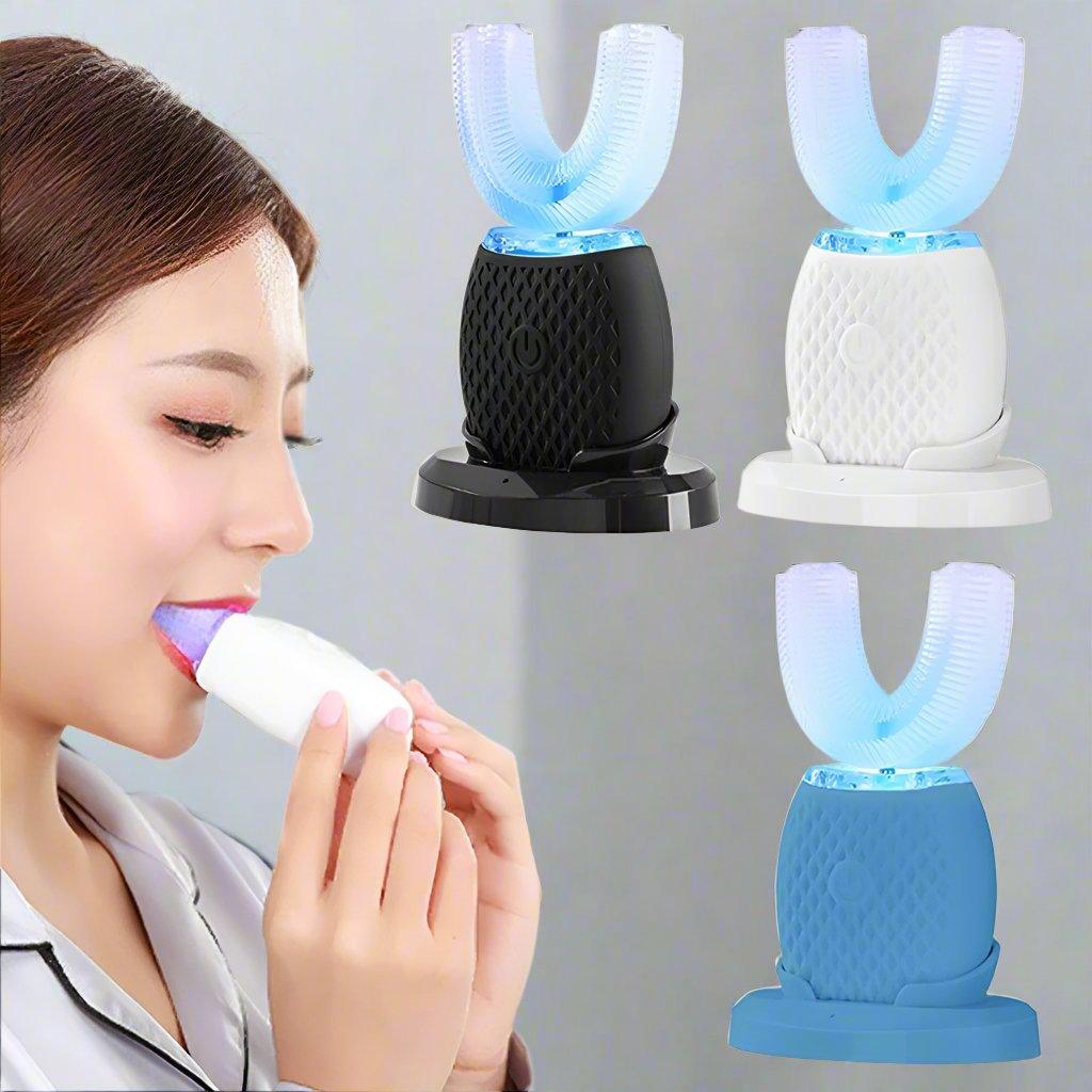 Silicone Electric Toothbrush 360° for Aldult Smart Automatic Whitening - Dealslust