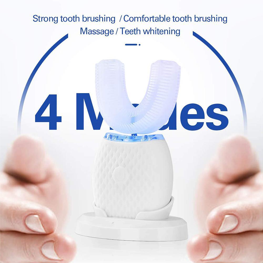 Silicone Electric Toothbrush 360° for Aldult Smart Automatic Whitening - Dealslust