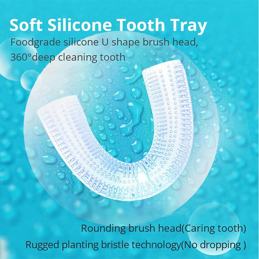 Silicone Electric Toothbrush 360° for Aldult Smart Automatic Whitening - Dealslust