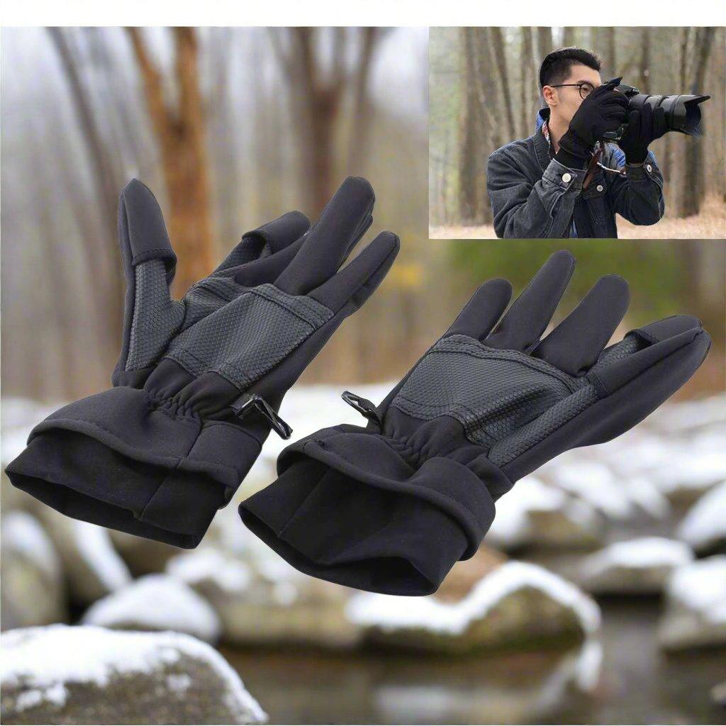 AMZER Outdoor Sports Wind-stopper Full Finger Winter Warm Photography - Dealslust