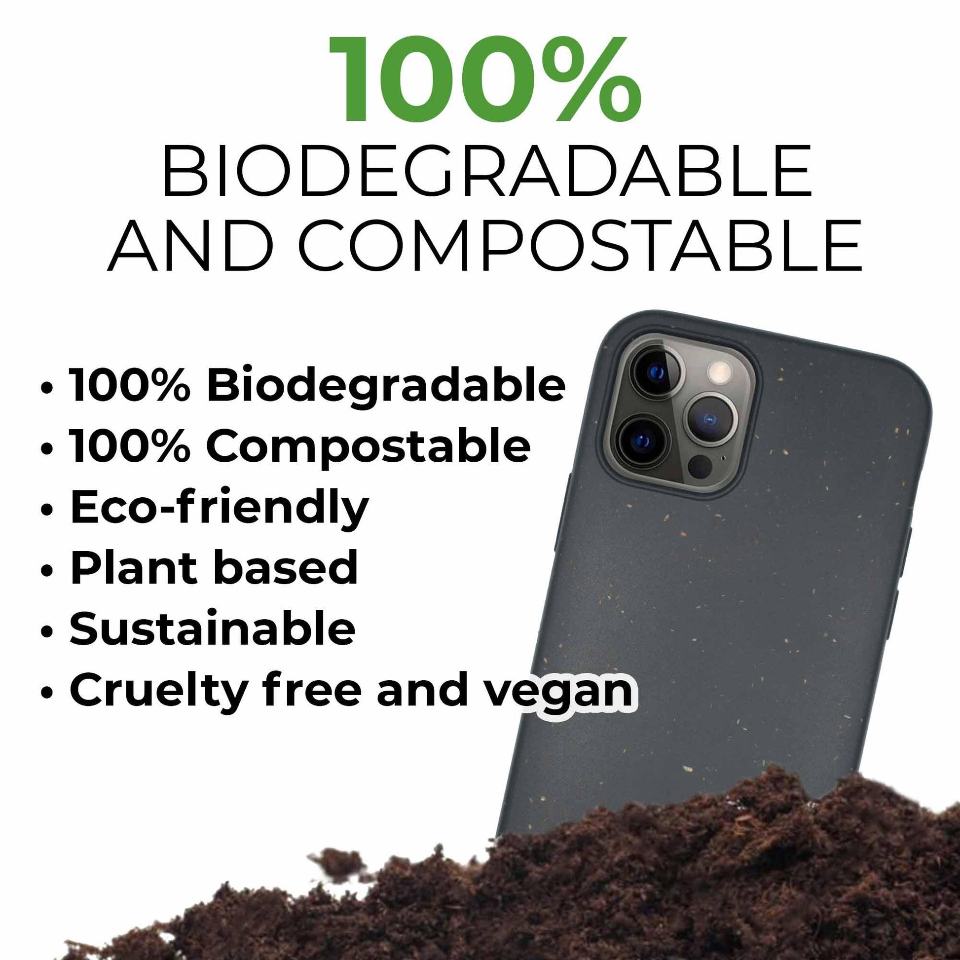 Biodegradable phone case - Black - Dealslust