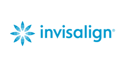 Invisalign logo on a white background