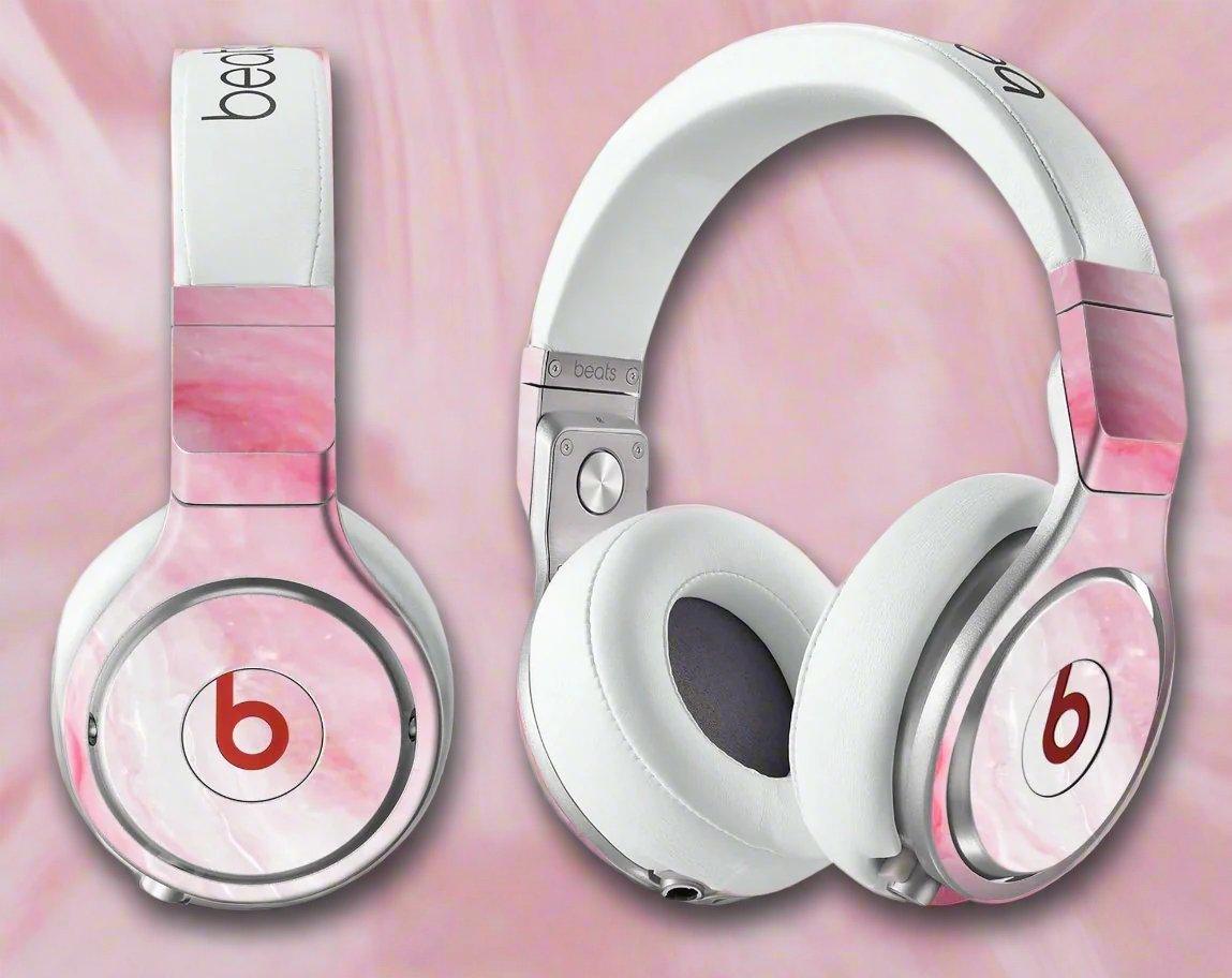 Marbleized Pink Paradise V6 - Full Body Skin Decal Wrap Kit for Beats - Dealslust