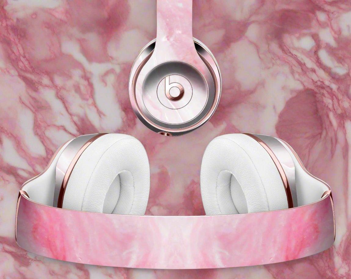 Marbleized Pink Paradise V6 - Full Body Skin Decal Wrap Kit for Beats - Dealslust