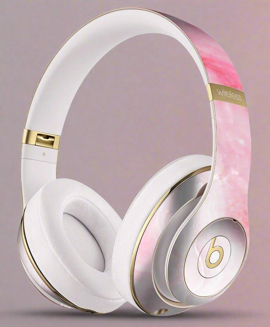 Marbleized Pink Paradise V6 - Full Body Skin Decal Wrap Kit for Beats - Dealslust