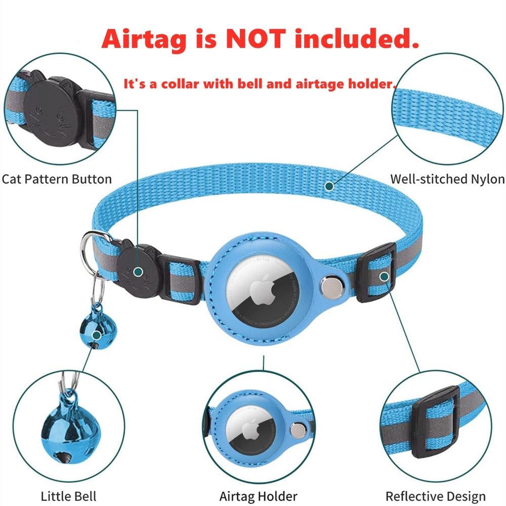 Reflective Airtag Case Collar for Cats and Dogs - Dealslust