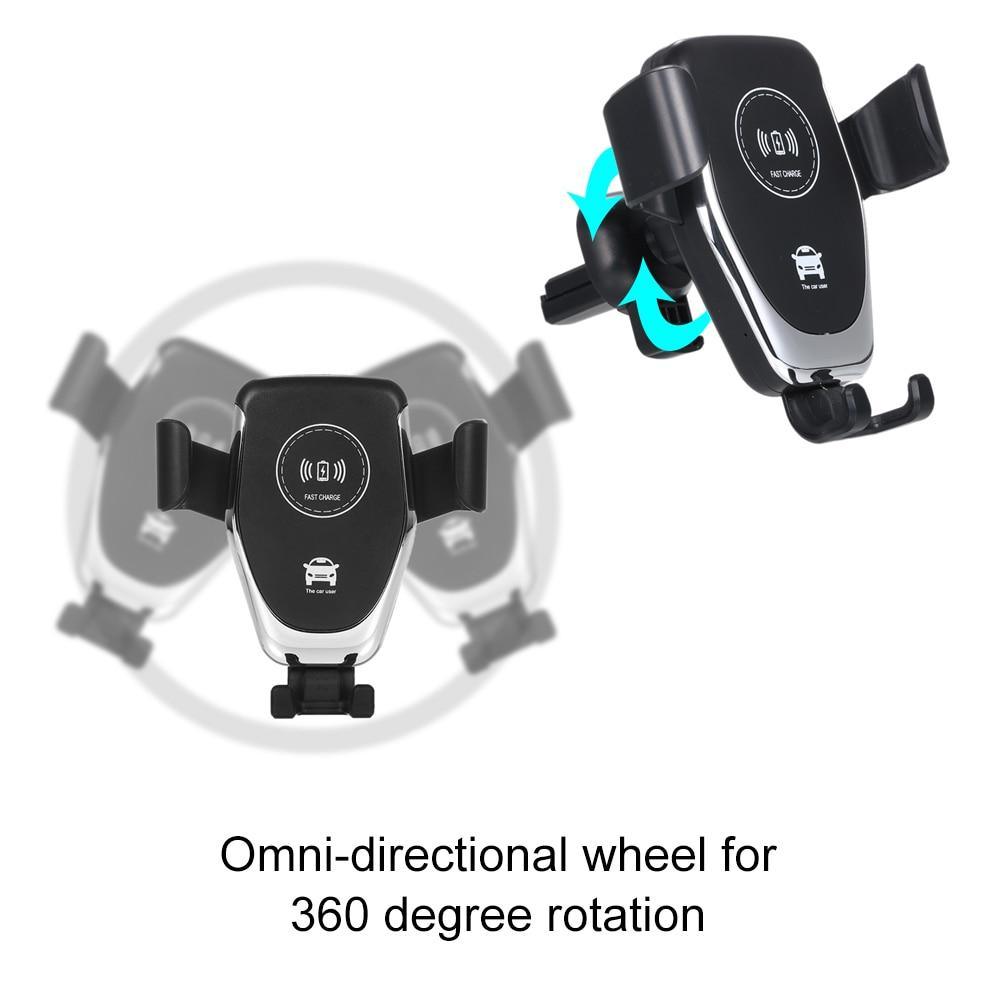 Ninja Dragon QI X Universal Wireless Charger with Car Mount Holder - Dealslust