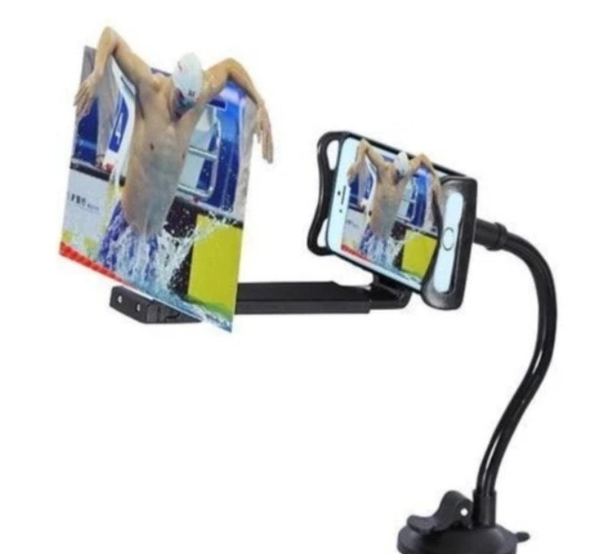 12" Mobile Phone HD Projection 3D Magnifier with Stand - Dealslust