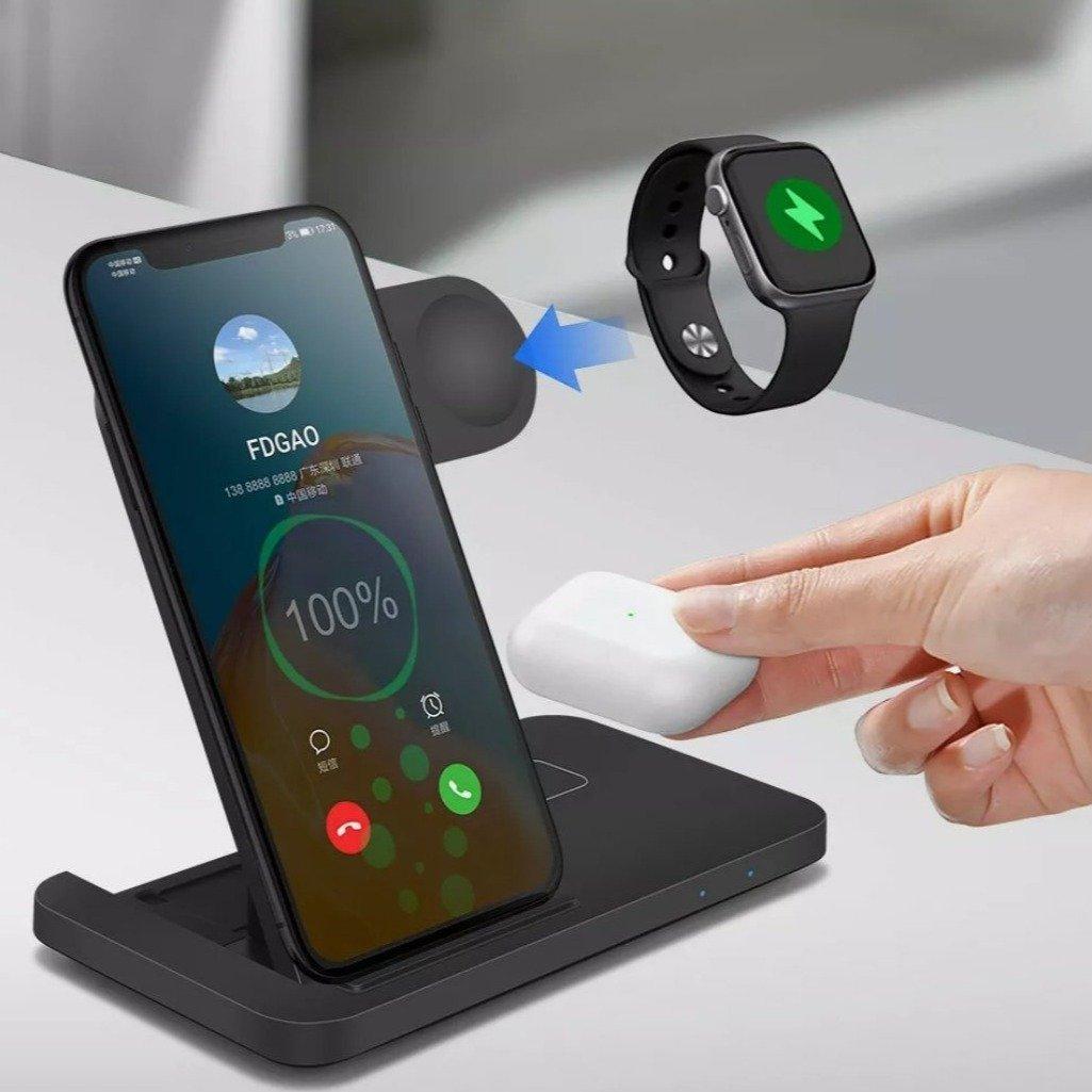 Ninja Dragons 3 in1 Wireless Foldable Charging Station - Dealslust