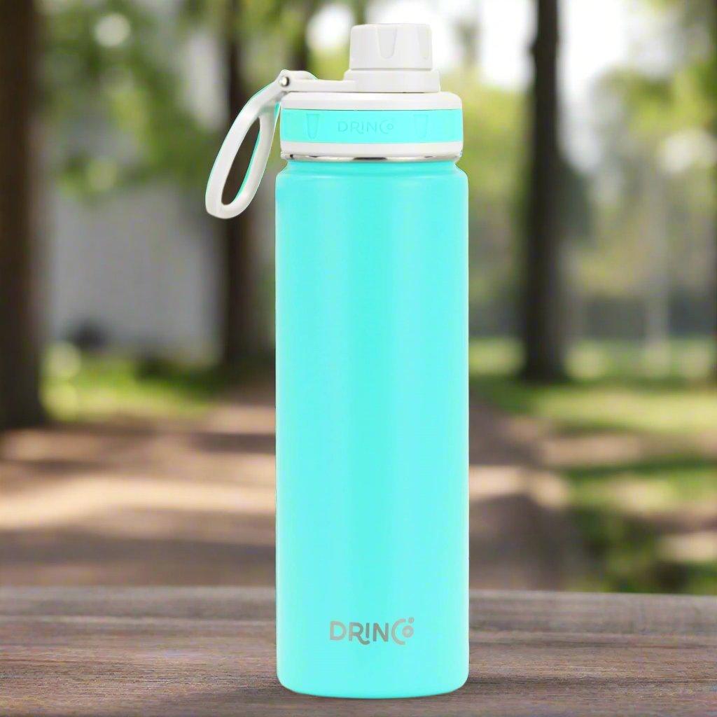 DRINCO® 22oz Stainless Steel Sport Water Bottle - Teal - Dealslust