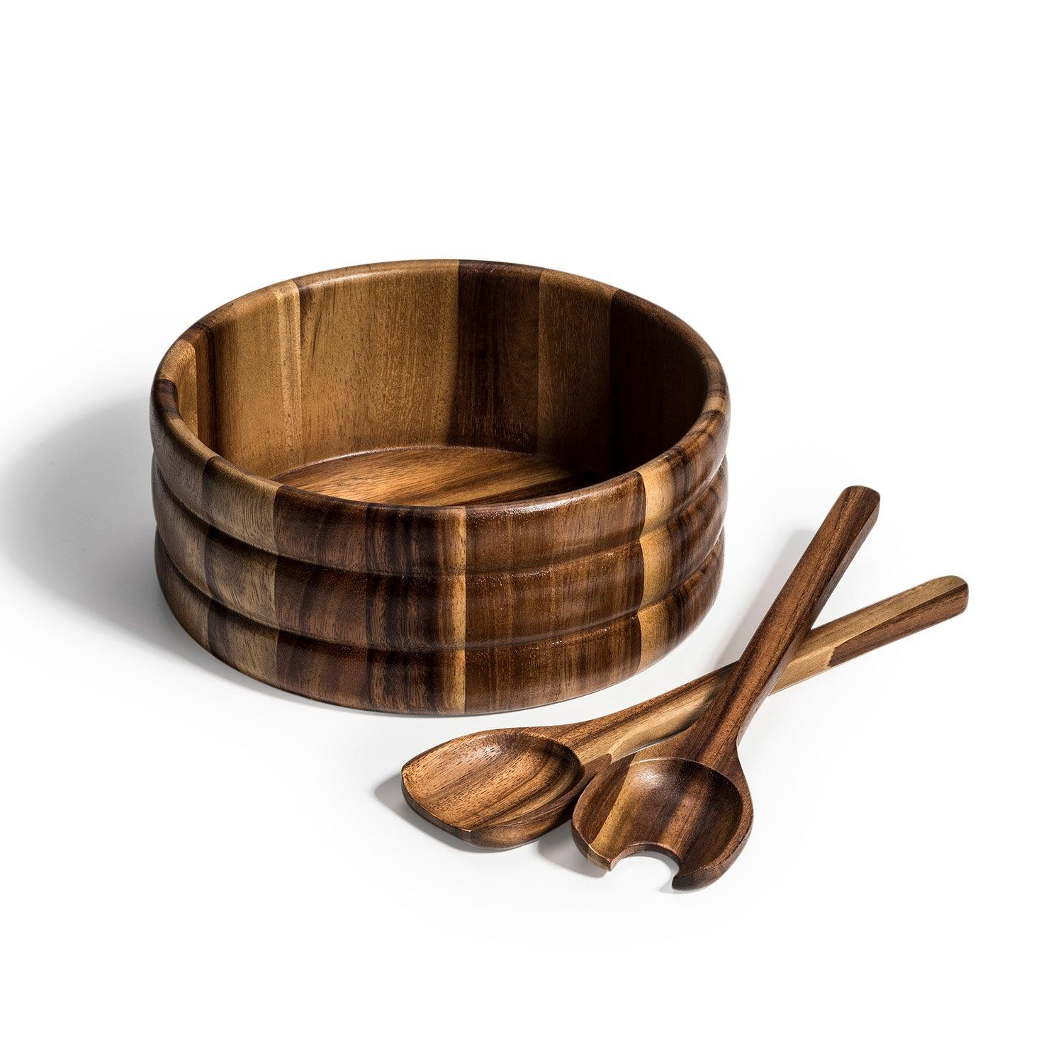 Salad Bowl with Servers - Dealslust