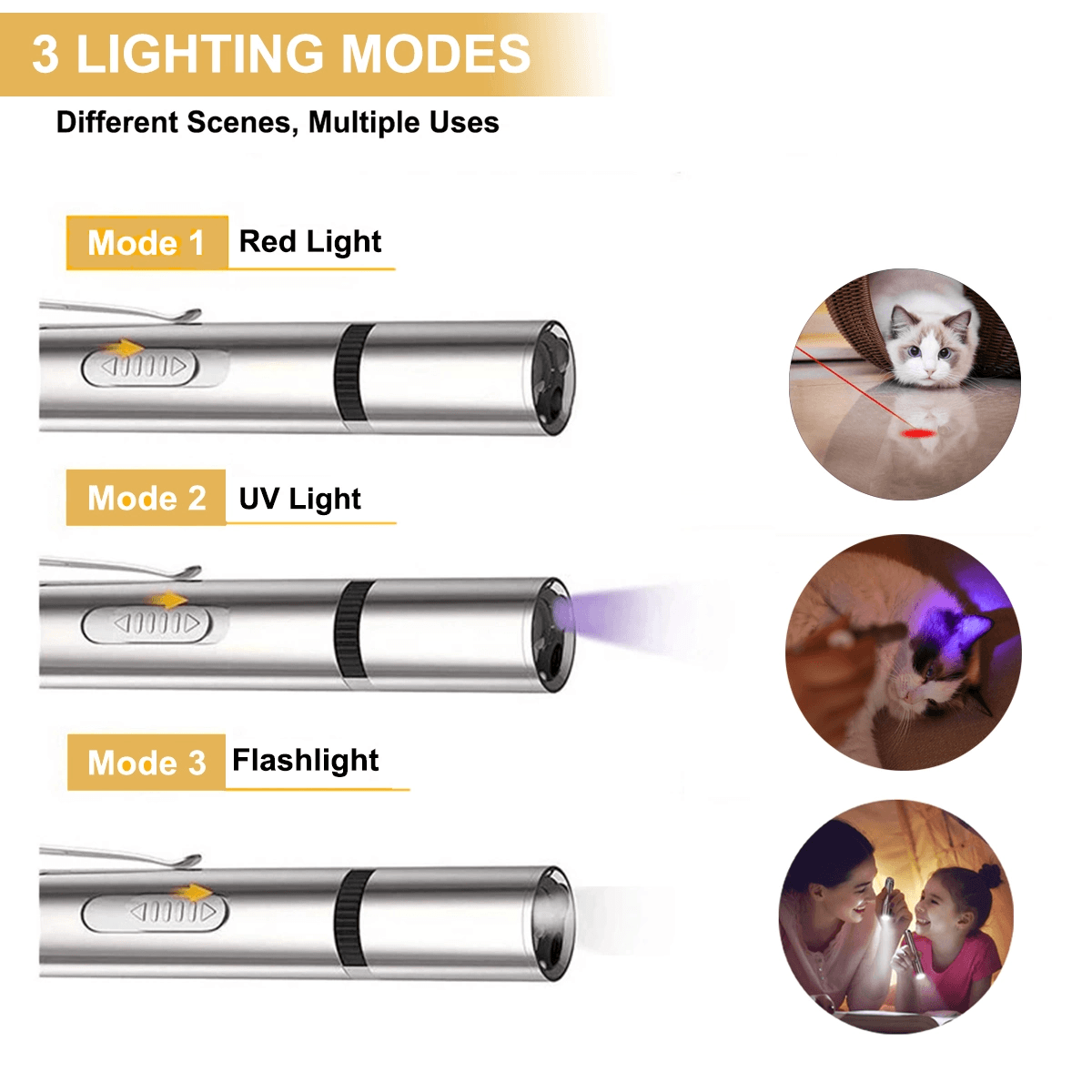 Pet Training Exercise Tool Cat Toys LED Pointer - Dealslust