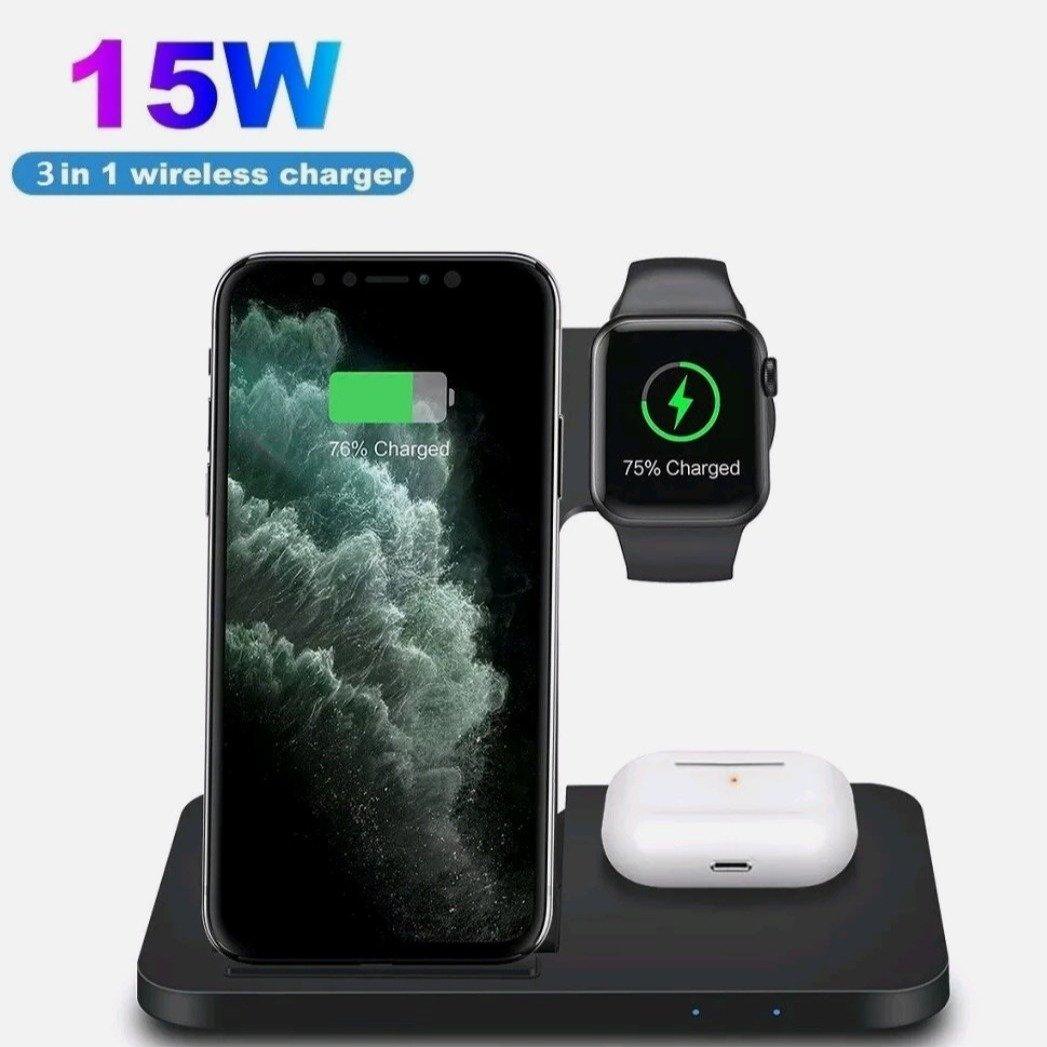 Ninja Dragons 3 in1 Wireless Foldable Charging Station - Dealslust