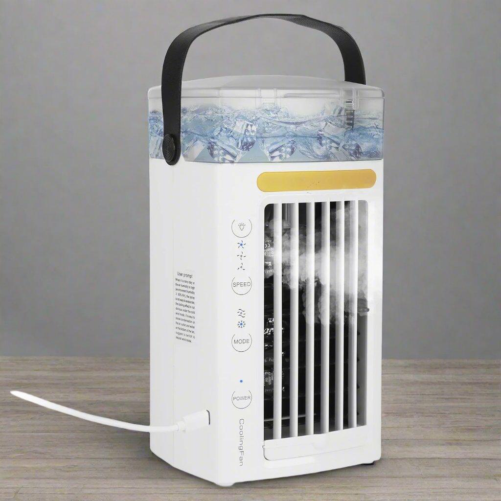 4 In 1 Portable Air Conditioner Fan Evaporative Air Cooler Water Fan - Dealslust