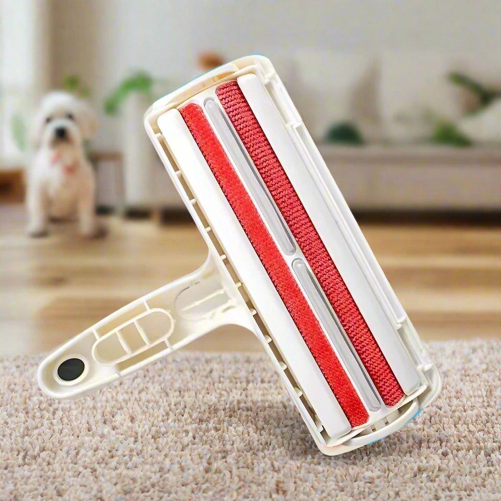 2-Way Remove Pet Hair Roller Dog Hair Remover Brush Carpet Cleaning - Dealslust