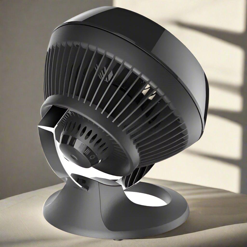 460 Compact Whole Room Air Circulator Fan Black - Dealslust