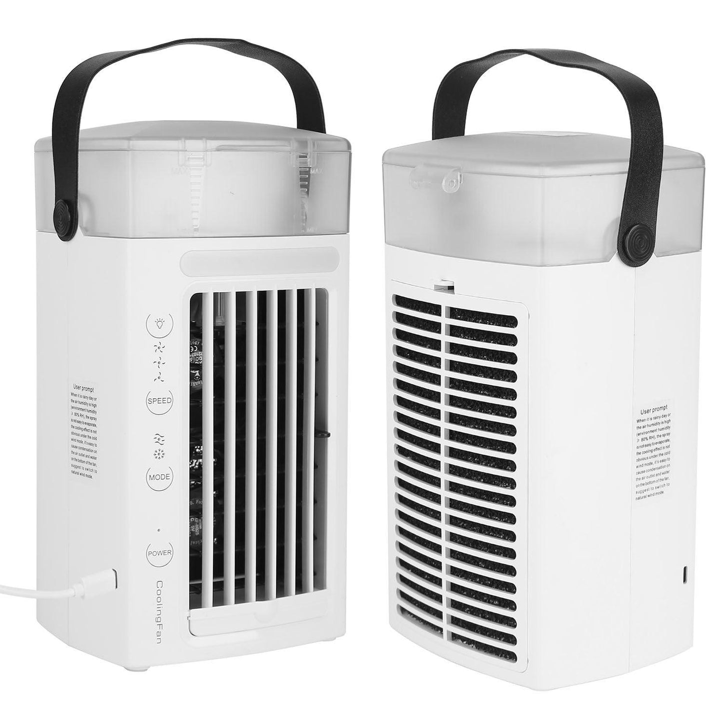 4 In 1 Portable Air Conditioner Fan Evaporative Air Cooler Water Fan - Dealslust