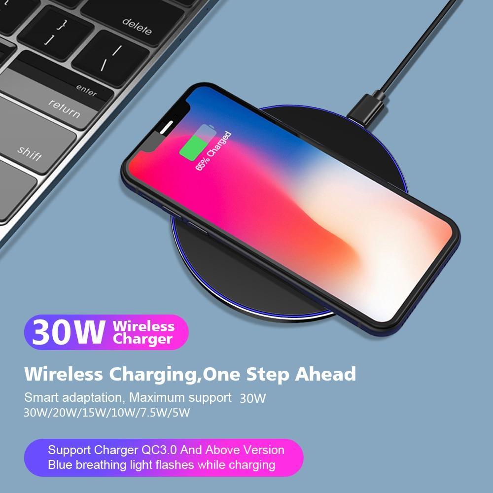 Dragon W9 30W Wireless Charging Pad - Dealslust